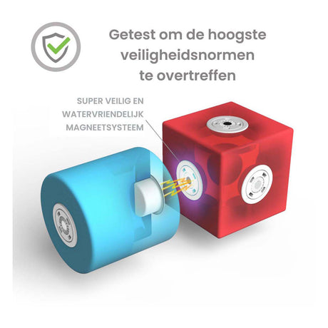 Bloki z pianki magnetycznej Blockaroo, 60 szt.