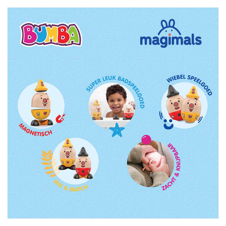 Clics magimals wibbly wobby bumba - 8 szt.