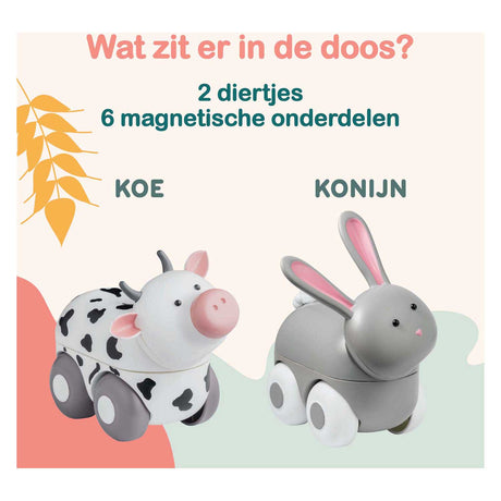 Clics magimals Farm Box na kółkach - 6 szt.