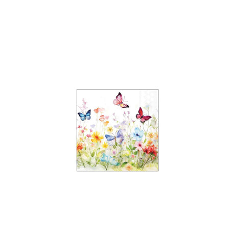 Serwetki Ambiente 25cm motylki w polu