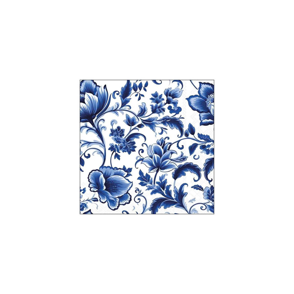 Serwetki Ambiente 25 cm Delft Blue Florals mix FSC