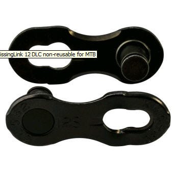 KMC MissingLink DLC 12 - 5,2 mm - Czarny