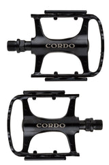 Cordo trekking pedalen aluminium - zwart