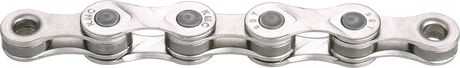 KMC E9 Srebrny łańcuch rowerowy 1 2x11 128 - 122 linki