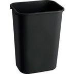 Recyclebak rubbermaid rechthoekig zwart 39 l