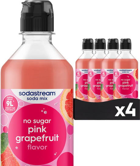 Syrop Sodastream różowy grejpfrut zero - 4 opakowania