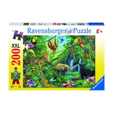 Puzzle Ravensburger zwierzęta w dżungli - układanka - 200 elementów