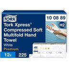 Handdoek tork 100889 h2 wit