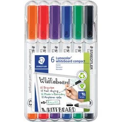Tablica suchościeralna Staedtler lumocolor kompaktowa - pudełko 6 szt