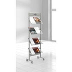 Kerkmann folderhouder a4 transparant, zilver 42635414