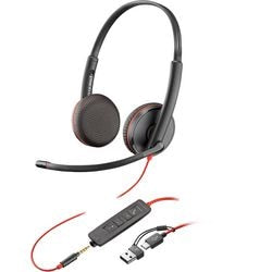 Zestaw słuchawkowy poli-blackwire z mikrofonem stereo