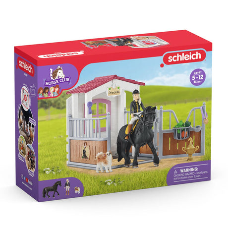 Pudełko na klub dla koni Schleich z klubem dla koni Tori i Princess 42437
