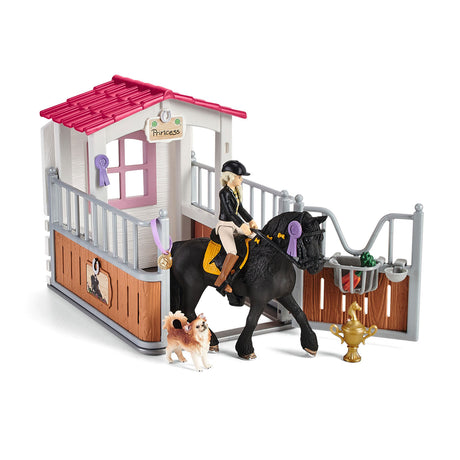 Pudełko na klub dla koni Schleich z klubem dla koni Tori i Princess 42437