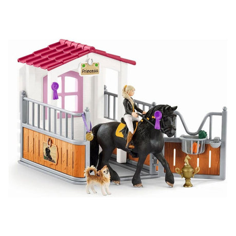 Pudełko na klub dla koni Schleich z klubem dla koni Tori i Princess 42437