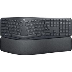 Klawiatura Logitech K860 ergo (czarna, 100%, bluetooth, amerykańskie międzynarodowe ISO)