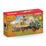 Duża ciężarówka ratunkowa dla zwierząt Schleich Wild Life 42475