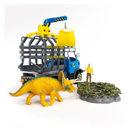 Dinozaur Schleich - misja ciężarówki dinozaurów - zabawki dinozaurów - zabawki dla dzieci dla chłopców i dziewcząt - od 4 do 12 lat 42565