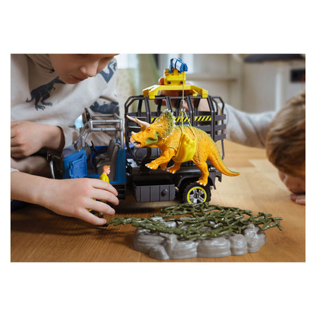 Dinozaur Schleich - misja ciężarówki dinozaurów - zabawki dinozaurów - zabawki dla dzieci dla chłopców i dziewcząt - od 4 do 12 lat 42565