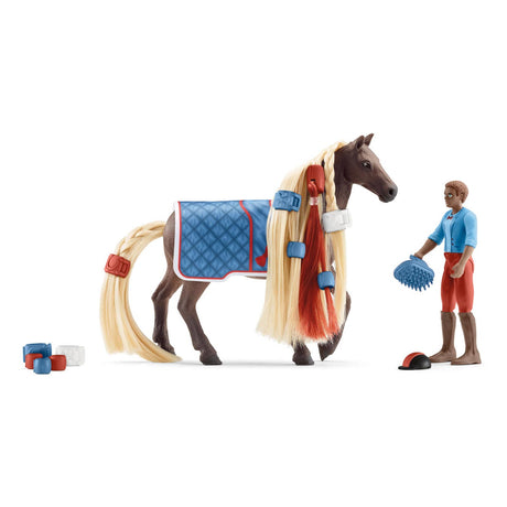 Zestaw startowy klubu konnego Schleich Leo Rocky 42586