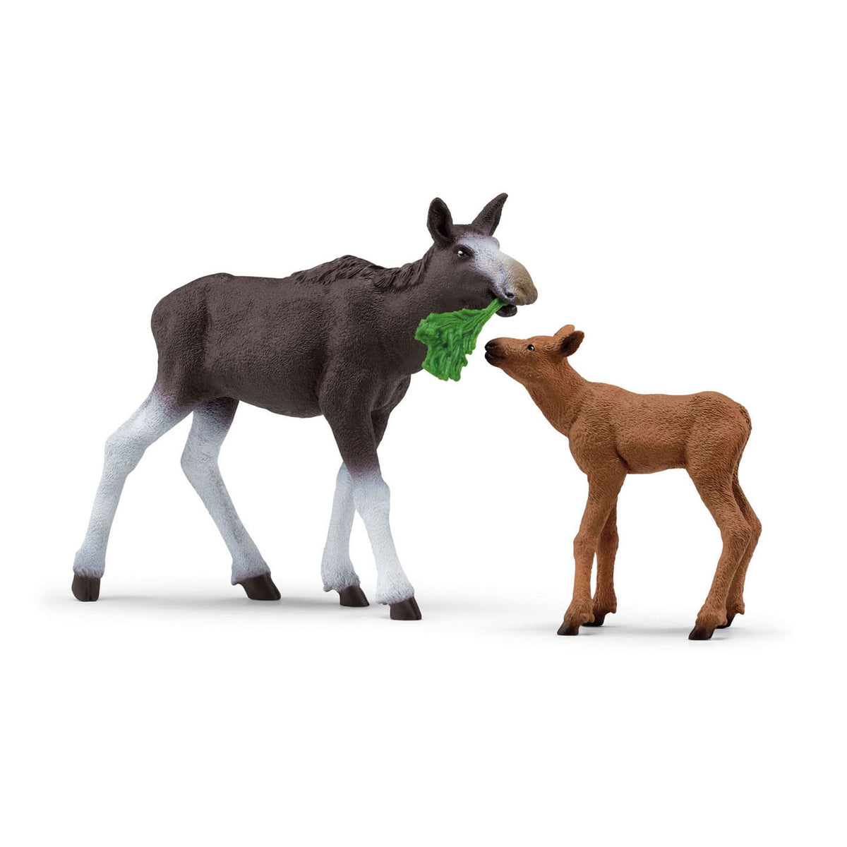 Schleich Wildlife Moose z cielęcą 42603