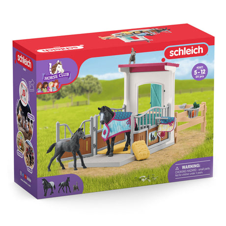Pudełko dla koni Schleich Horse Club z klaczą i źrebakiem - 42611