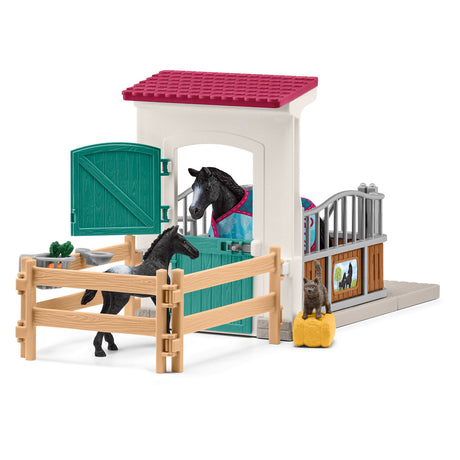Pudełko dla koni Schleich Horse Club z klaczą i źrebakiem - 42611