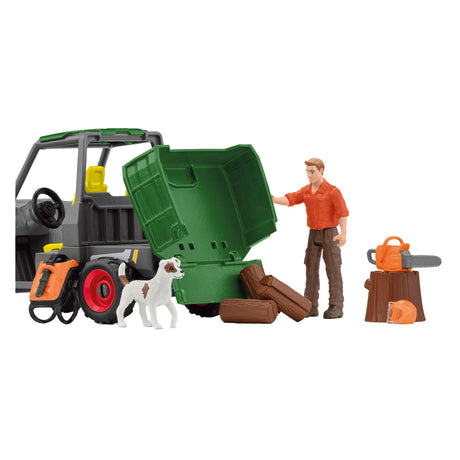 Tartak Schleich Farm World z pojazdem - 42659