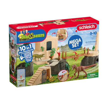 Podbój świątyni dinozaurów Schleich 42656