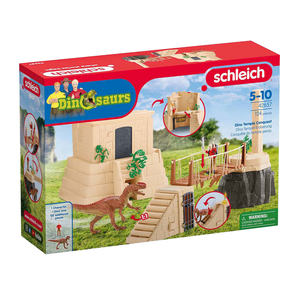 Schleich Dinozaury Podbój świątyni dinozaurów 42657