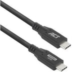 Kabel USB-C akt USB-C męski USB-C męski 2 m czarny