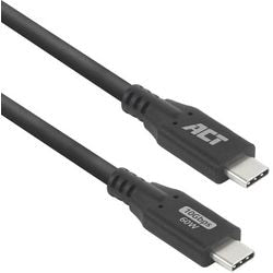 Kabel USB-C akt USB-C męski USB-C męski 2 m czarny