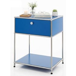 Stolik boczny Floordirekt koncepcja epure niebieski 400 mm x 500 mm x 650 mm