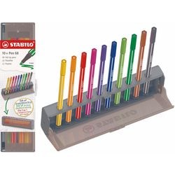 Stabilo pen 68 click zestaw flamastrów - 10 szt.