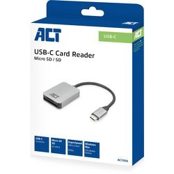 Czytnik kart Act USB-C do kart SD i micro SD, SD 4.0 UHS-II