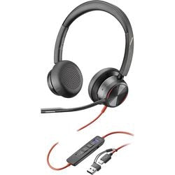 Poly blackwire zestaw słuchawkowy stereo 8225