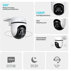 Zewnętrzna kamera bezpieczeństwa Tp-link Tapo C500 - full HD - 360° w poziomie 130° w pionie - Kamera WiFi IP65