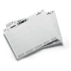 Vellen met invoegstroken durable 804102 wit 27 mm