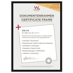 Ramka na zdjęcia walther design kvx130b w kolorze czarnym, plastikowa