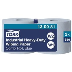 Tork 130081 2szt. ściereczki 440 3-warstwowy niebieski 119 m x 24 cm opakowanie 2 rolki 350 arkuszy (130081)
