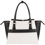 Torba na laptopa socha so-088 zamek biały, czarny