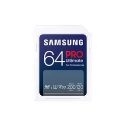 Karta microSD Samsung Pro Ultimate 64 GB biała
