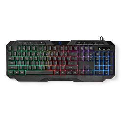 Ty klawiatura nedis gkbd110bkus czarna