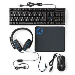 Zestaw startowy do gier nedis gck51110bkde czarny