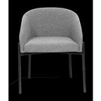 Fauteuil meet powered by paperflow milo 570 x 500 x 710 mm grijs