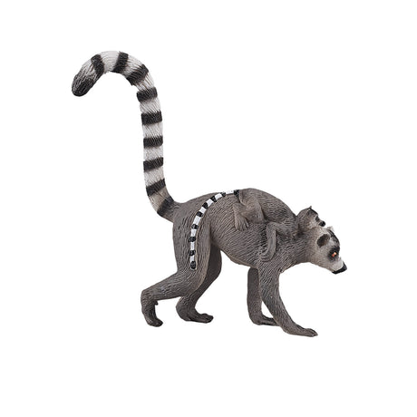 Dziki lemur katta Mojo z dzieckiem - 387237