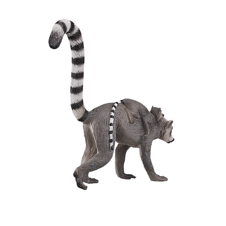 Dziki lemur katta Mojo z dzieckiem - 387237