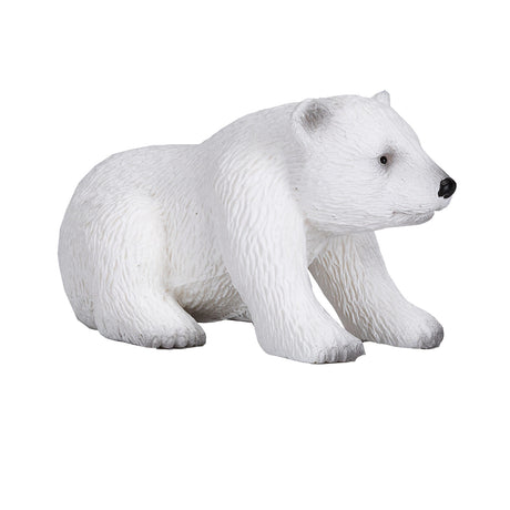 Dzika przyroda Mojo siedzącego małego niedźwiedzia polarnego - 387021