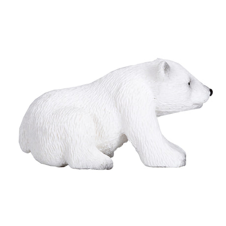 Dzika przyroda Mojo siedzącego małego niedźwiedzia polarnego - 387021