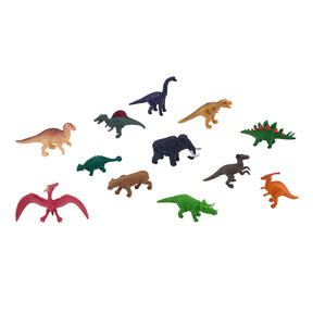 Zestaw prehistorycznych mini dinozaurów Mojo, 12 elementów. - 380055