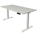 Zit-sta-bureau kerkmann move 1 stable grijs, wit 1270 mm x 1600 mm